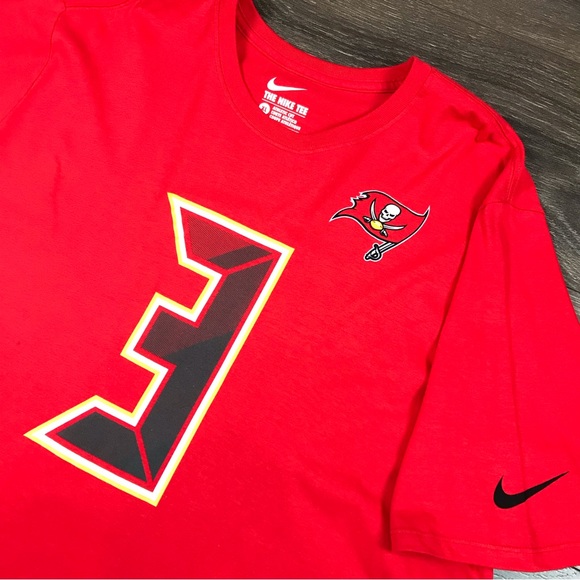 Nike NFL Tampa Bay Buccaneers Winston Football Red Shirt Size XL AR0111-657 NEW - Picture 4 of 7